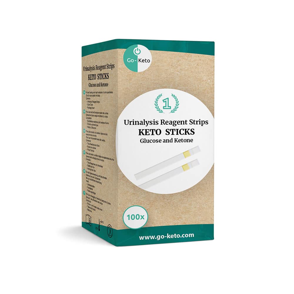 Go-Keto Sticks – Glucose and Ketone Urine test strips (GLU/KET)