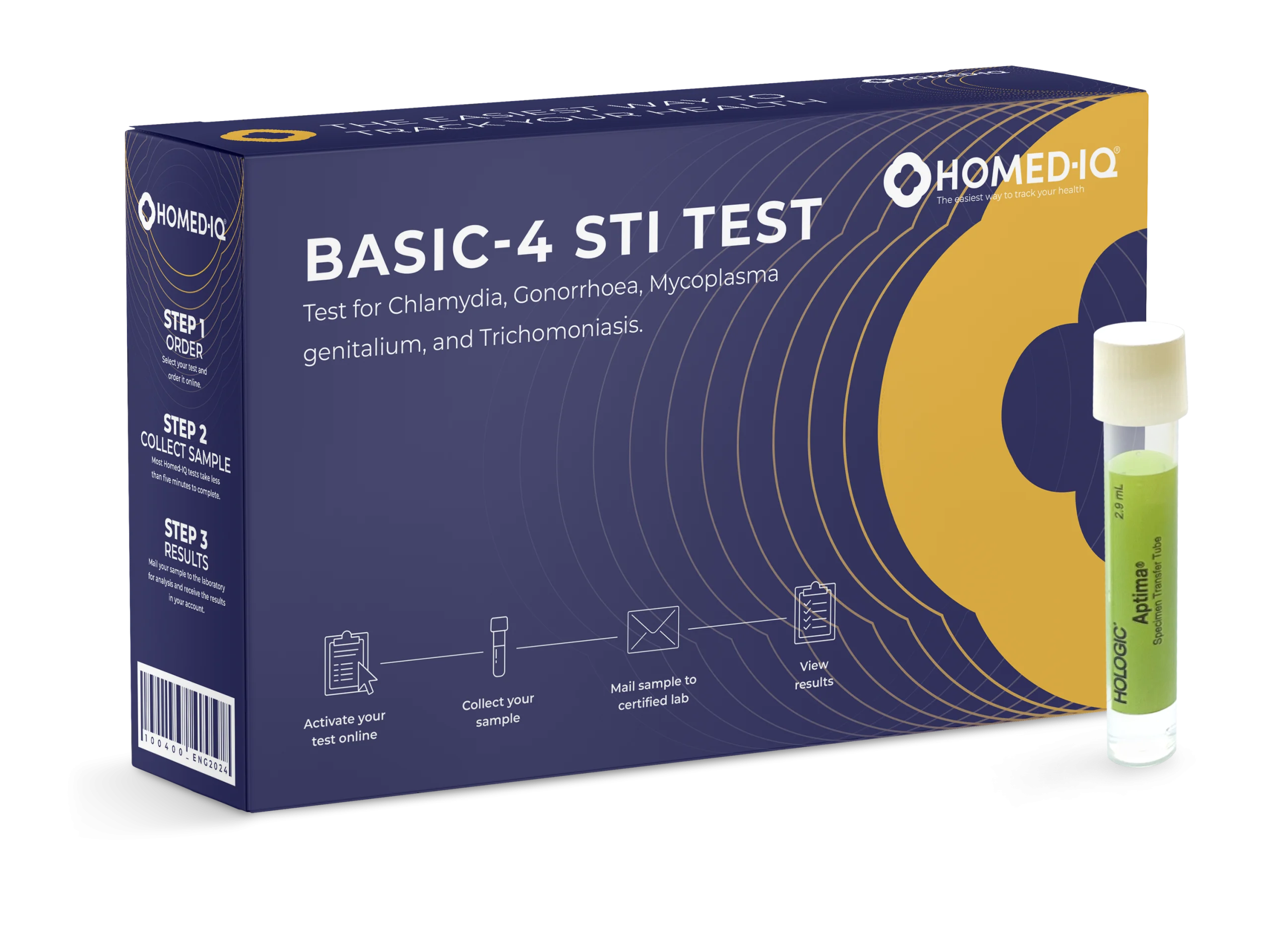 Homed-IQ Basic-4 STI Test