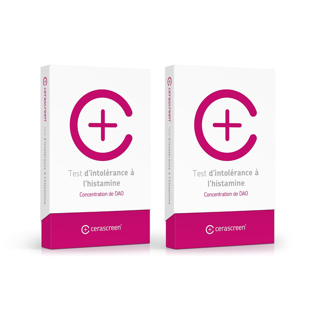 Pack Eco 2 Tests Intolérance à l'histamine