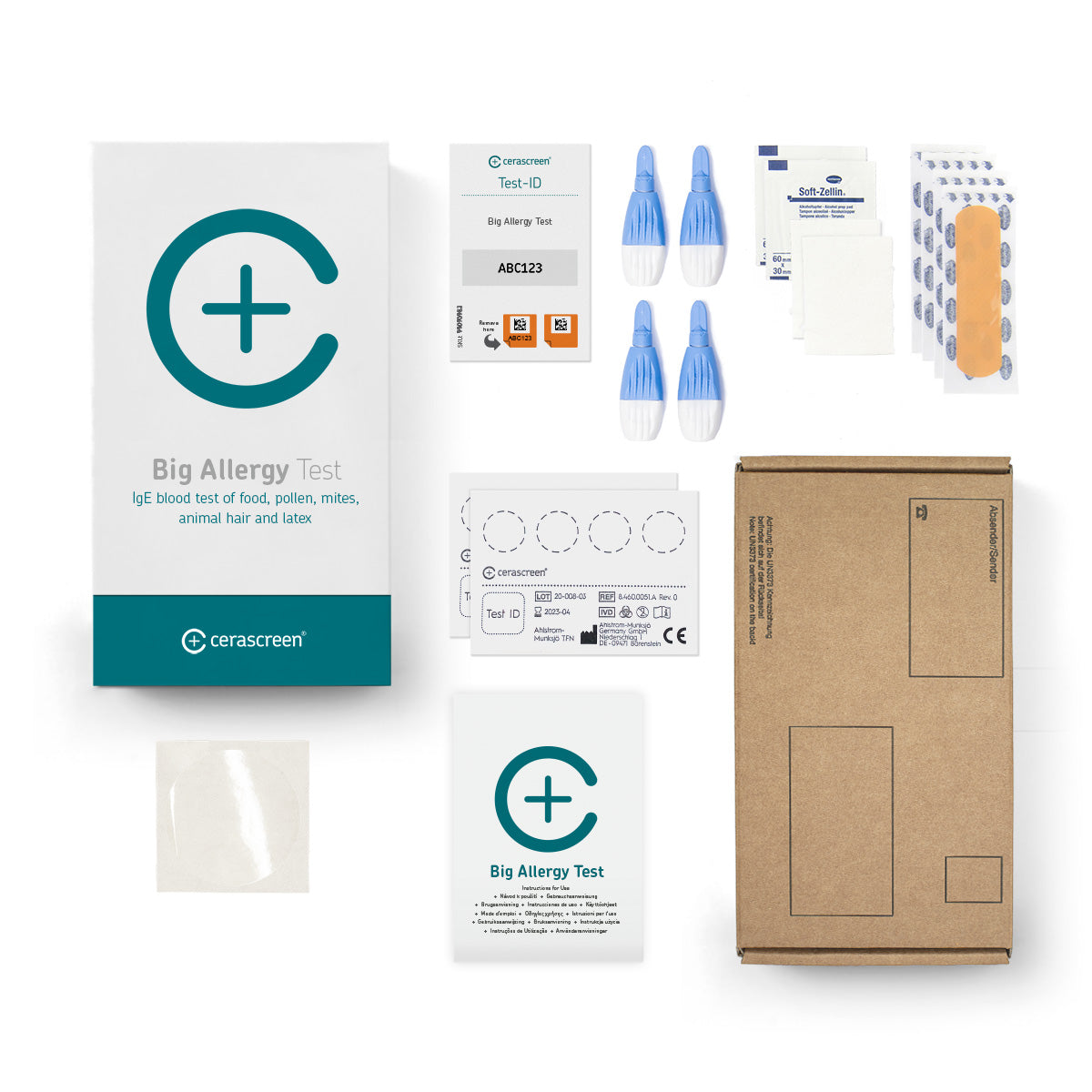 Test IgE aux allergies complet