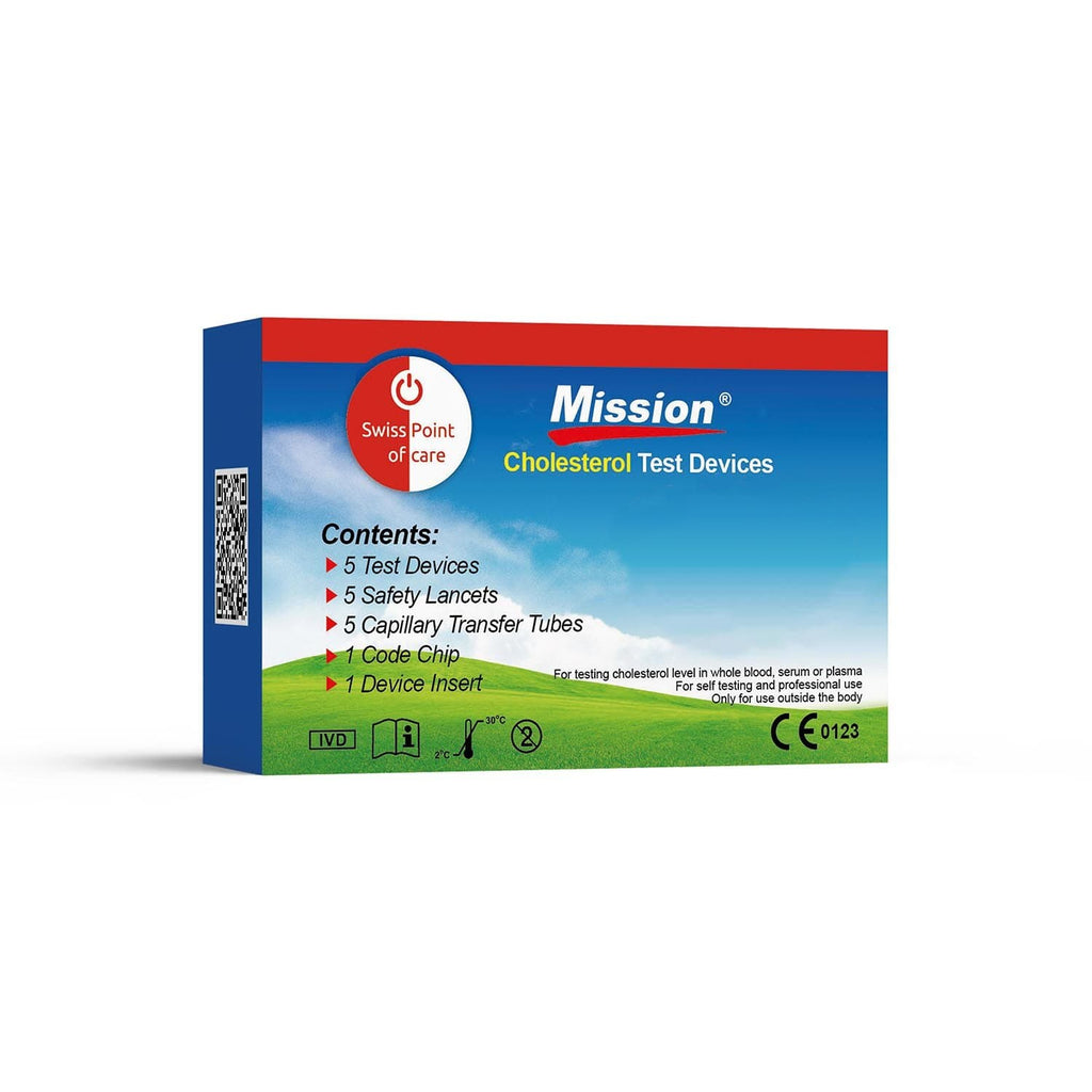 Mission 3-in-1 Cholesterol Teststrips (x5)