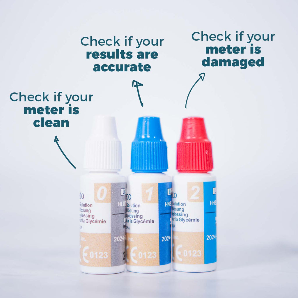 Solution de contrôle de la glycémie Go-Keto (x3)