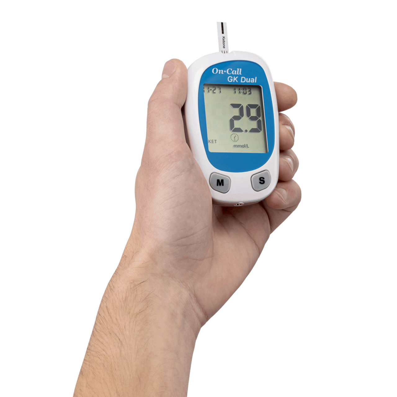 GK Dual Glucose and Ketone Meter mg/dl (excl. teststrips, lancets, lancing device) 2nd chance