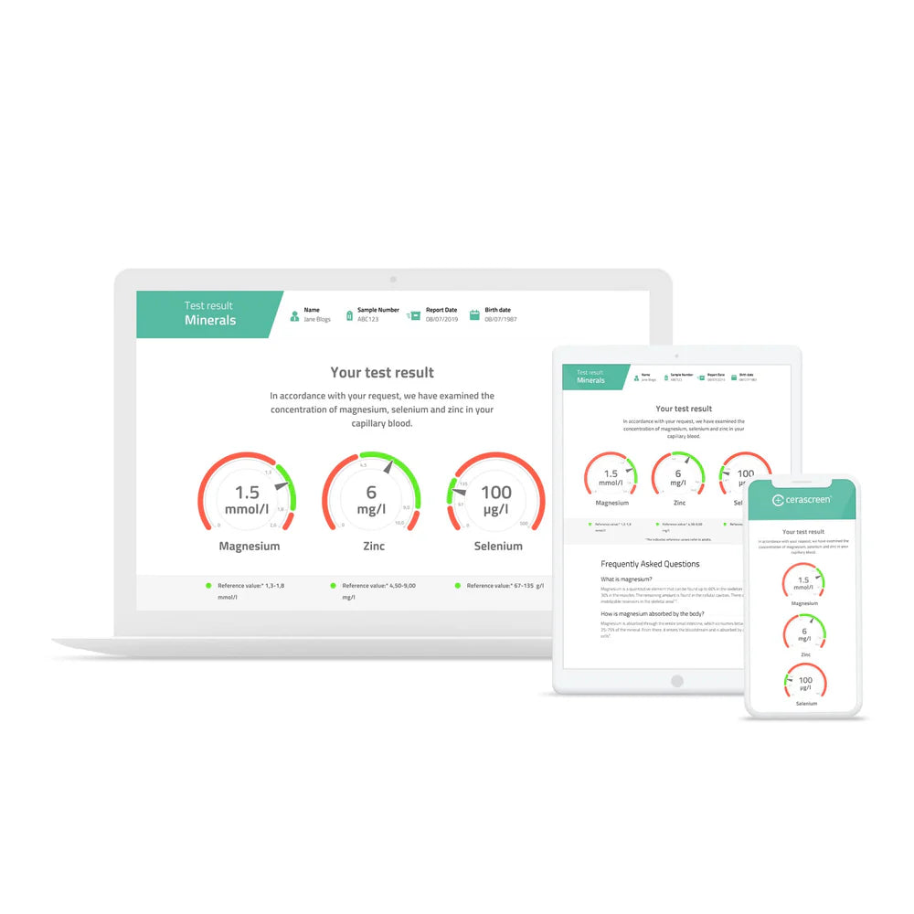 Cerascreen Mineral Test Magnesium + Zinc + Selenium