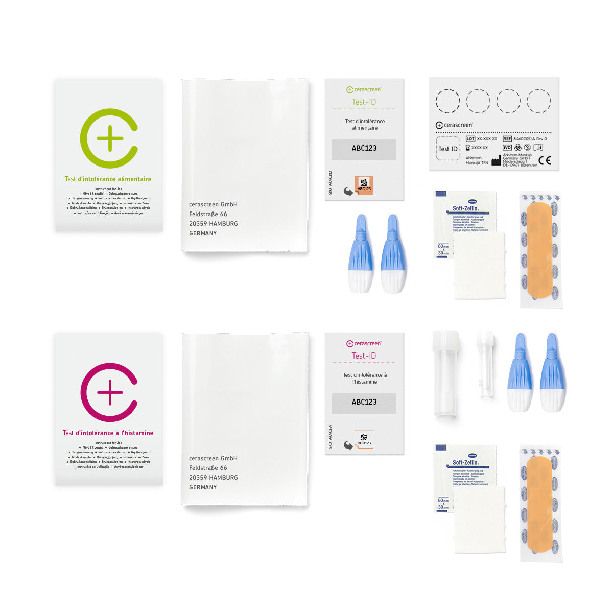 Kit Réaction allergique alimentaire + histamine