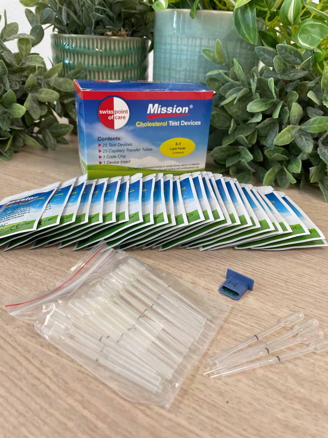 Mission 3-in-1 Cholesterol Teststrips (x25)