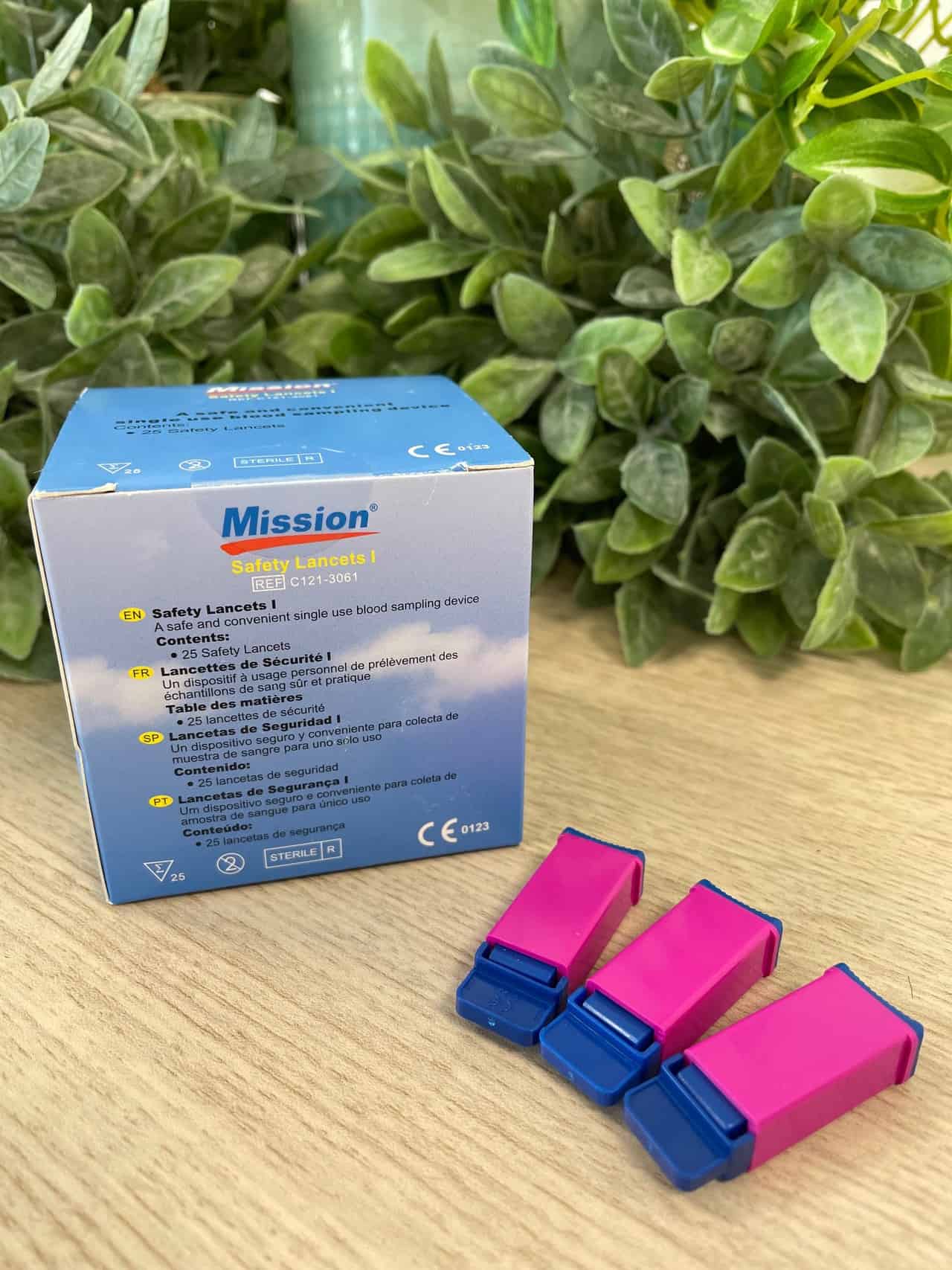 Mission 3-in-1 Lancets (x25)