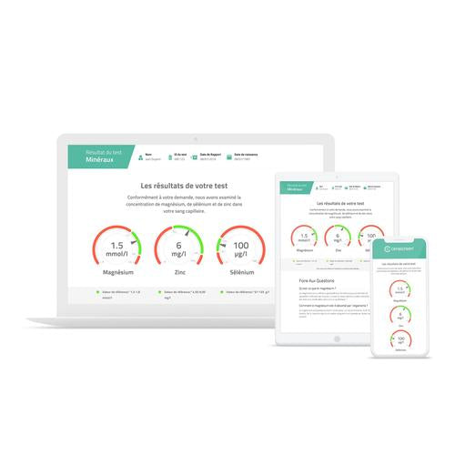 Test de carence en minéraux