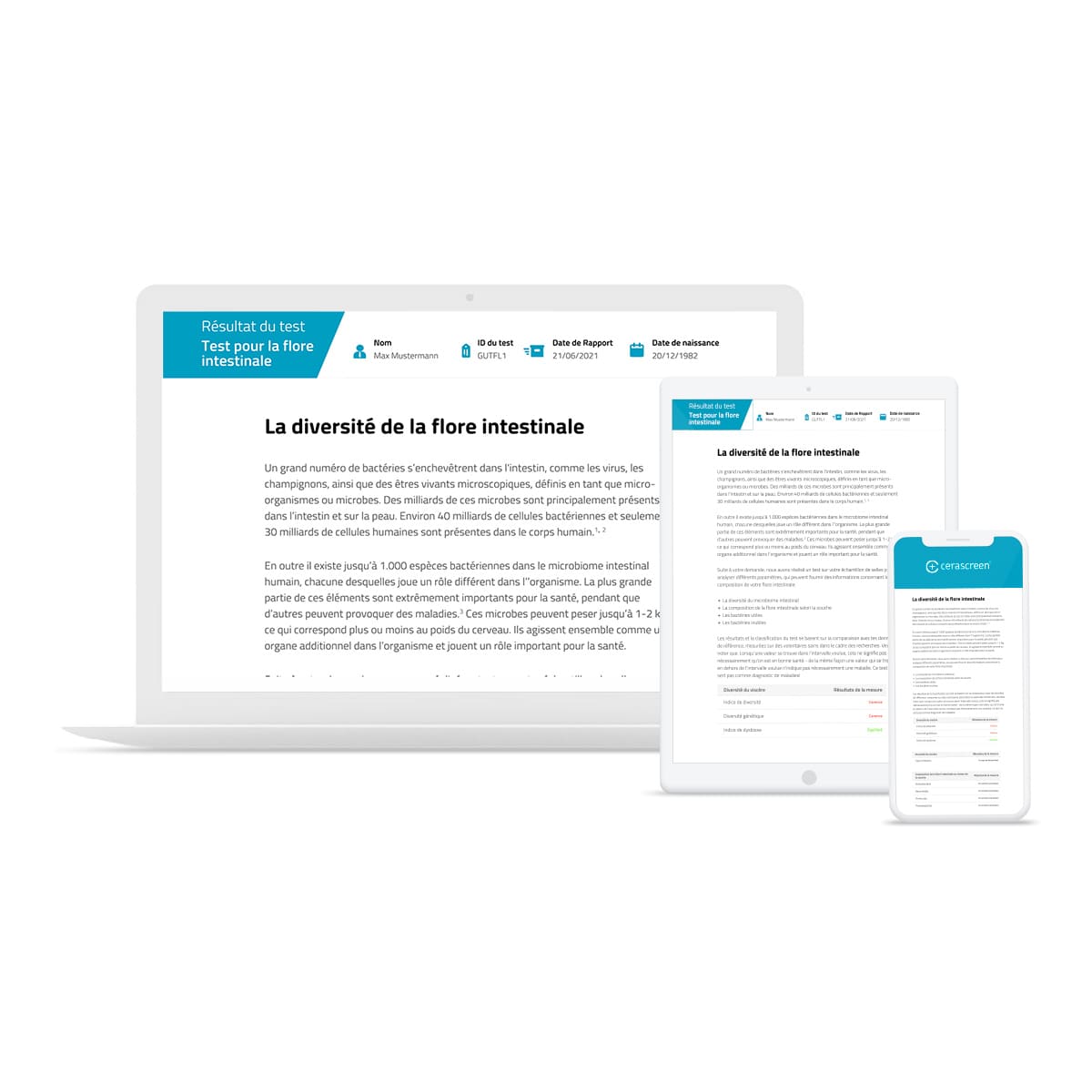 Test Microbiote - Analyse complète Flore intestinale
