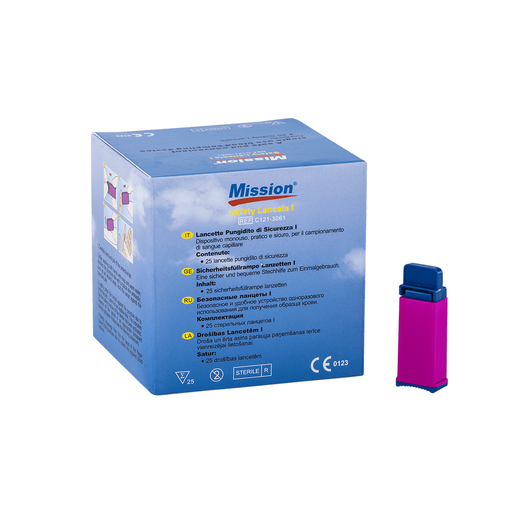 Mission 3-in-1 Lancets (x25)